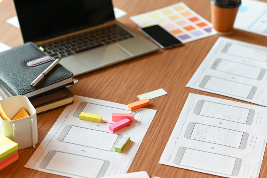 designer-desk-space-for-designers-color-charts-mod-98GQ7NT.jpg